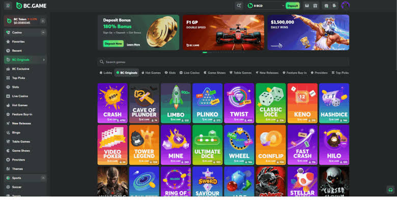BC.Game Online Crypto Casino A Comprehensive Guide